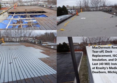 Industrial-Roofing-Deck-Replacement-Krasitys-Medical-Supply-Dearborn-Mi